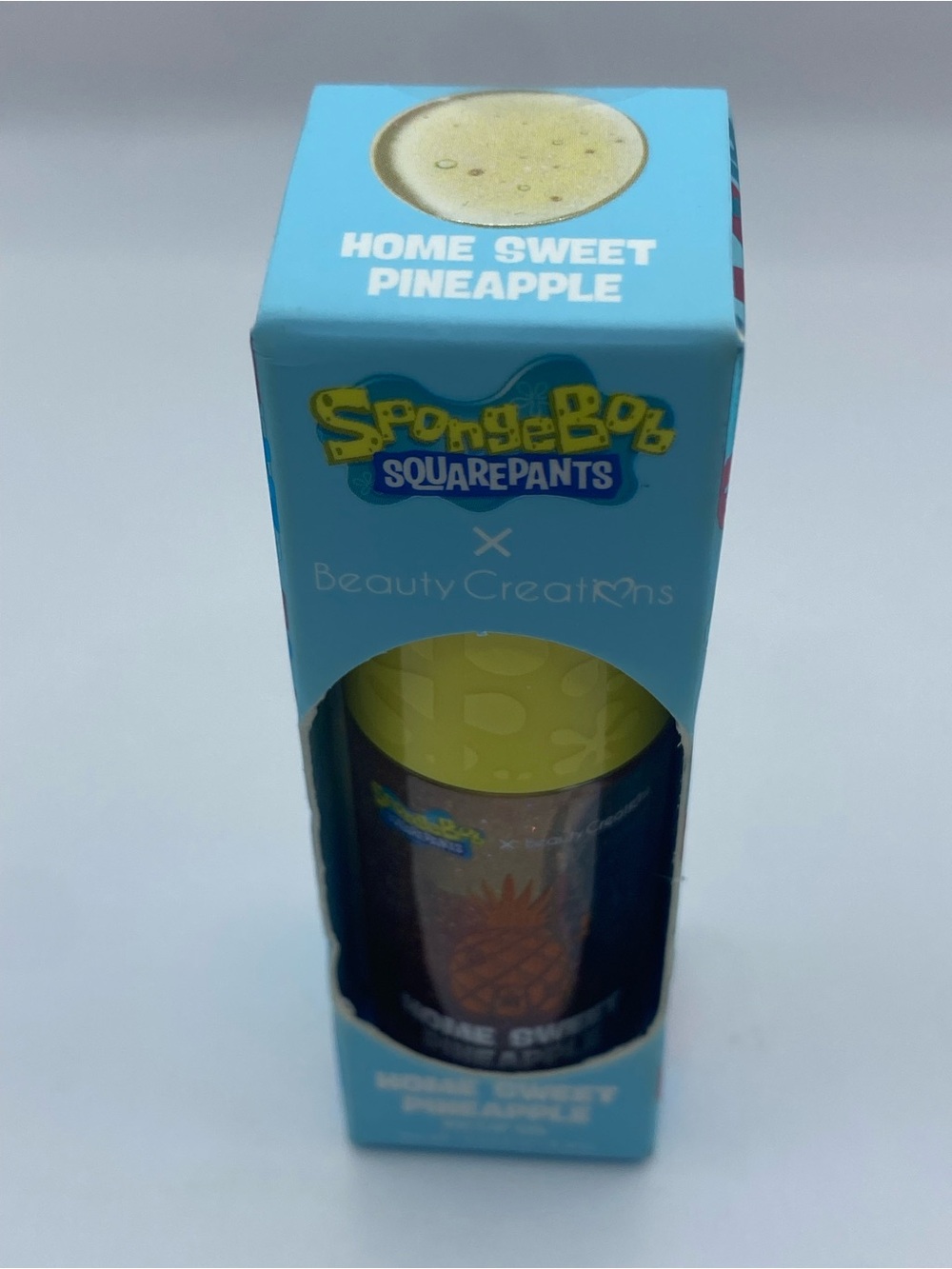 SpongeBob X Beauty Creations Home Sweet Pineapple PH Lip Oil Lipgloss NIB - Picture 2 of 10